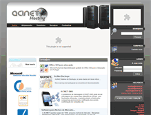 Tablet Screenshot of hosting.acinet.pt